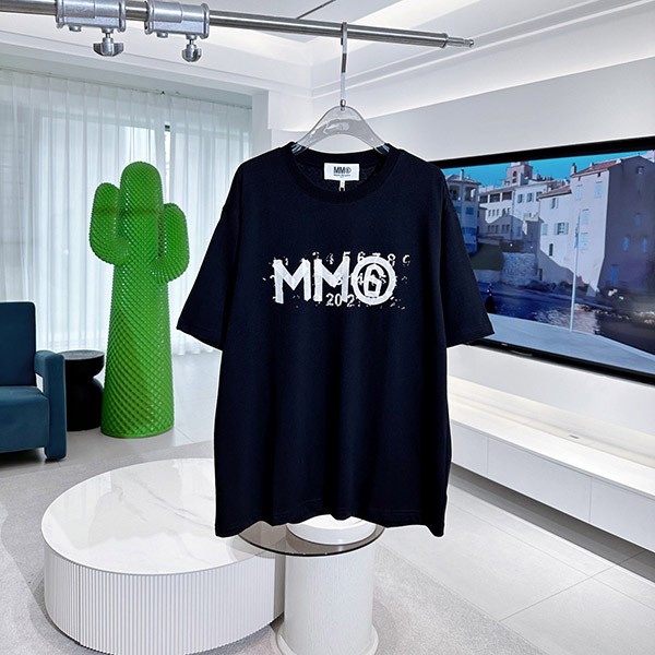 すぐ届 エムエム6 Tシャツ 激安 プリント コットン シャツ 半袖 Maz07968